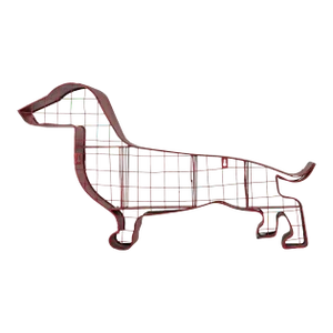 American Vintage Dauchshund Dog Wall Shelf