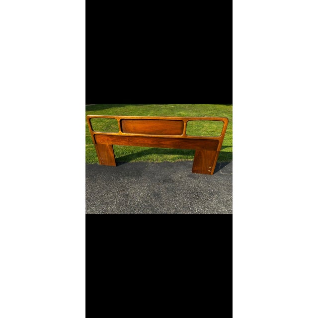 1960s Mid Century Lane King Headboard For Sale - Image 5 of 7