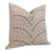 Traditional Frondescence Woven Pillow Cover in Blush Pink, 16x16 Pillow For Sale - Image 3 of 5
