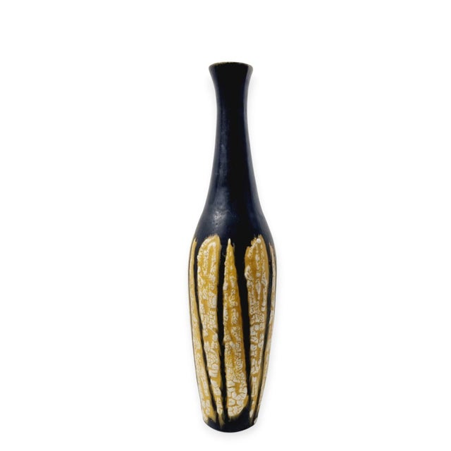 Vintage Studio Ceramic Vase For Sale - Image 9 of 9