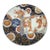 Vintage Hand-Painted "Gold Imari" Japanese Porcelain Charger – Geisha & Cherry Blossom For Sale