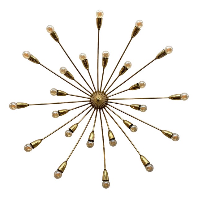 Large German Sputnik Light, 1950s For Sale