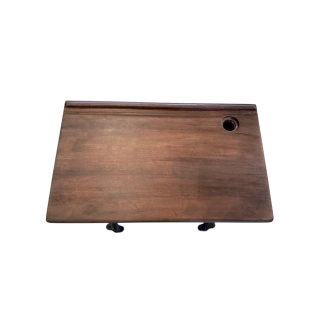 Antique Chandler Child’s School Desk With Cast Iron Base For Sale - Image 10 of 16