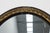 French Neoclassical Oval Black and Gilt Mirror, 1950s For Sale - Image 4 of 11