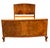 Brown Art Deco Figured Walnut Double Bed, 1920s For Sale - Image 8 of 13