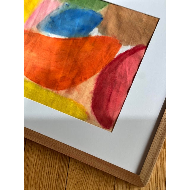 Contemporary Olga Meyzinger, Provençal Fragments, 2026, Acrylic on Fabric, Framed For Sale - Image 3 of 5