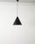 1960s Swedish Mid Century Black Cone Ceiling Pendant Lamp by Hans-Agne Jakobsson, 1960s For Sale - Image 5 of 5