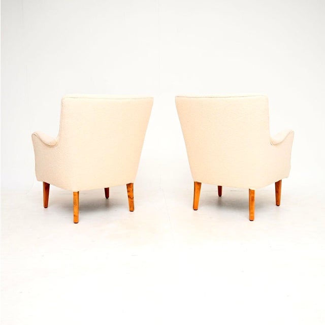 1950s Vintage Swedish Lounge Chairs, 1950s, Set of 2 For Sale - Image 5 of 8