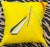 2020s Contemporary Yellow Voutsa Pillow Covers- Set of 2 For Sale - Image 5 of 6