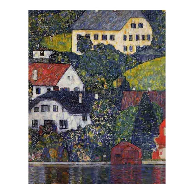 Gustav Klimt Houses on Unterach Limited Edition Giclee For Sale