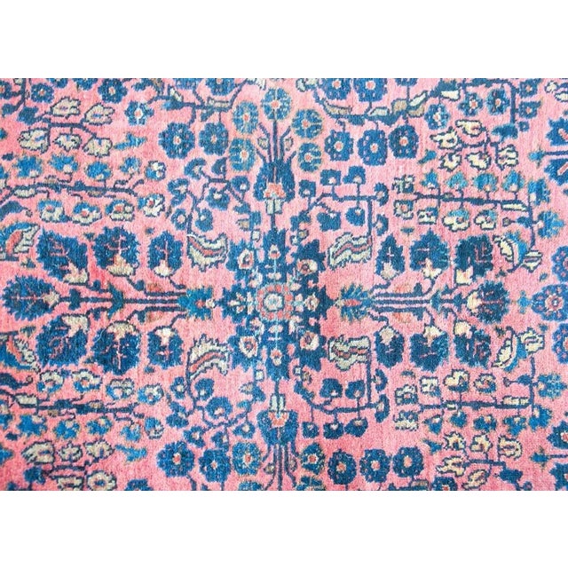 Sand Early 20th Century Persian Sarouk Rug For Sale - Image 8 of 12