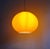Xxl orange opaline onion pendant light, designed by alessandro pianon for the italian manufacturer vistosi (murano),...