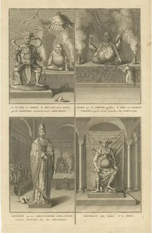 Picart, Illustration of Fo-Tek, King-Gan and other Chinese Deities, Print