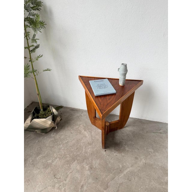 Art Deco Triangular Console, 1940s For Sale - Image 12 of 18