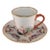 19th Century Capodimonte Demitasse Cup & Saucer For Sale