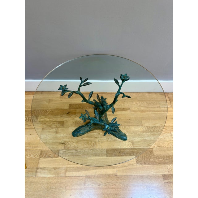 Vintage Bronze Verdigris Coffee Table by Willy Daro, 1970 For Sale - Image 12 of 16