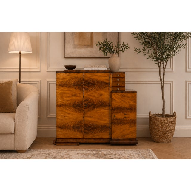 Art Deco Chest of Drawers, Poland, 1950s For Sale - Image 13 of 13