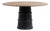 Blackwell Two Tone Modern Rustic Pedestal Dining Table For Sale