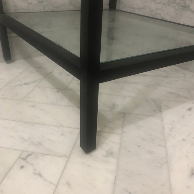 Restoration Hardware Hudson Metal Powder Washstand Bathroom Sink Vanity Base | Chairish