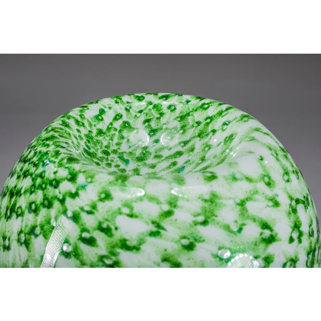 1960s Murano Floor Lamp in Green Glitter Glass attributed to Mazzega, 1960s For Sale - Image 5 of 10