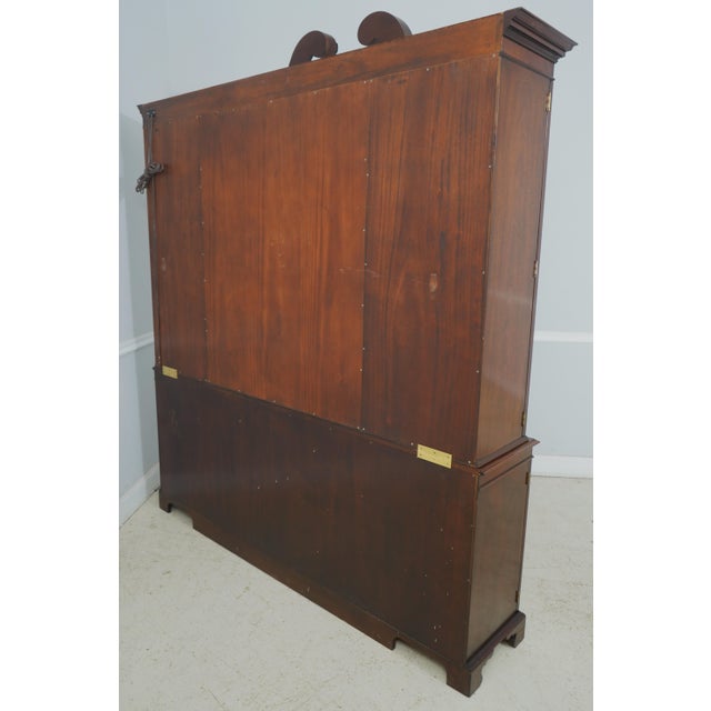 Kindel Oxford Mahogany 4 Door Breakfront For Sale - Image 10 of 12