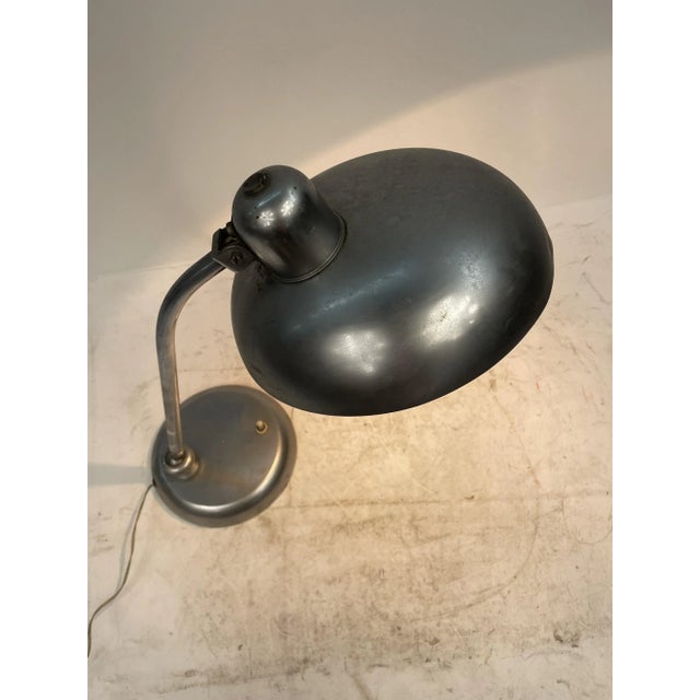 Metal Vintage Ministerial Table Lamp, 1950s For Sale - Image 7 of 12