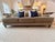 Custom Classic Roll Arm 3 Seat Sofa Upholstered in Velvet by Restoration Hardware, Attributed to George Smith For Sale - Image 12 of 18