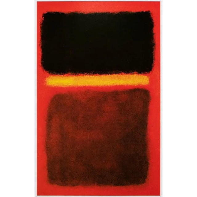 Paper 2003 After Mark Rothko, "Untitled, 1956" Poster For Sale - Image 7 of 7