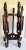 Mid 20th Century Asian Rosewood Hongmu Dragon Glass Side Table For Sale - Image 10 of 13