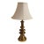 1970s Stiffel Brass Tiered Candlestick Vintage Table Lamp For Sale