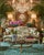Elevate your space with this breathtaking Hollywood Regency style oval cocktail table. Originally manufactured by Lane...