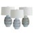 Arteriors Pawnee Sculptural Blue Ceramic Table Lamp For Sale In Naples, FL - Image 6 of 8