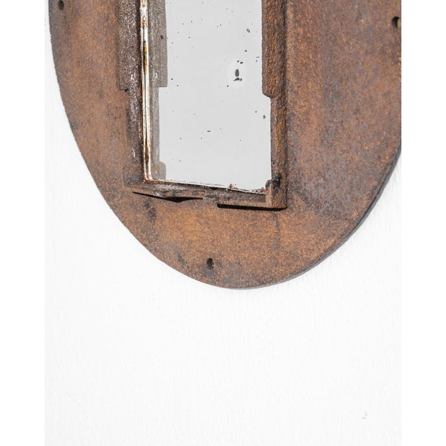 1920s French Iron Mirror For Sale - Image 4 of 5