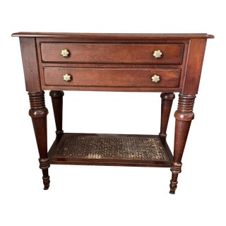 1990s Ethan Allen Cayman Night Table For Sale