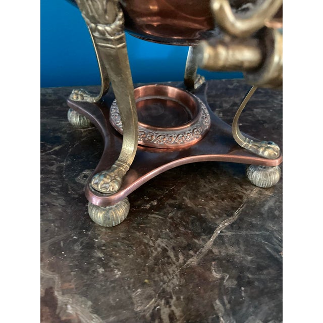Antique 19th Century Copper & Cast Brass Tea Urn — Circa 1890, 19 Watchers For Sale - Image 12 of 15