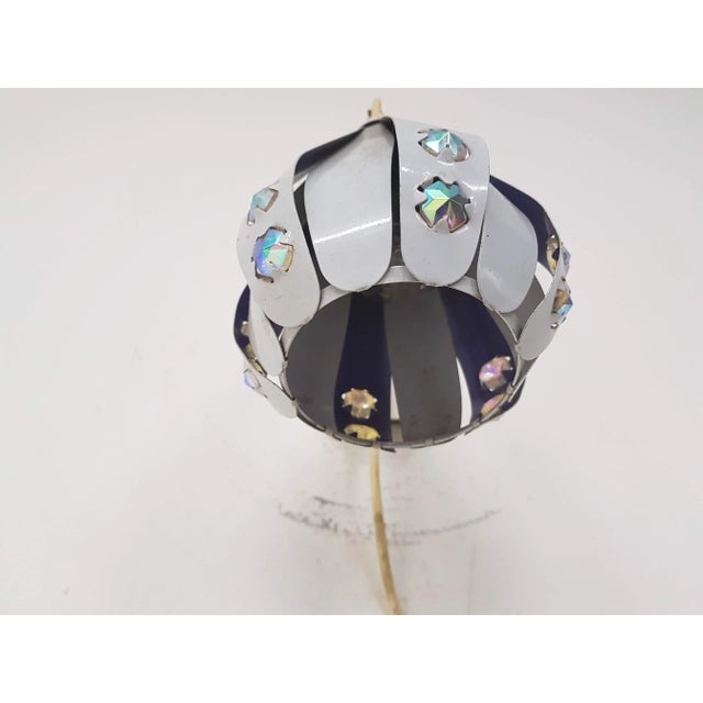 Metal White Wall Lamp by Werner Schou, 1960s For Sale - Image 7 of 9