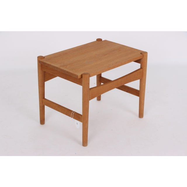Small Table in Oak by Hans J. Wegner for Andreas Tuck, 1960s For Sale - Image 3 of 8