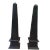 Mid Century Black Iron Obelisks - a Pair For Sale