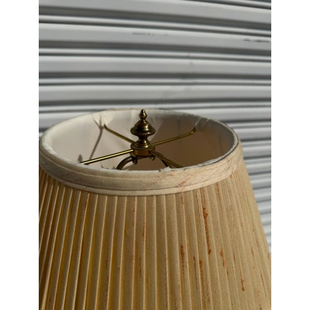 Early 20th Century Vintage Brass Pineapple Table Lamp For Sale - Image 5 of 8