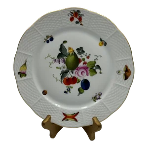 Herend Original Fruits and Flowers (Bfr) 521 Luncheon Plate
