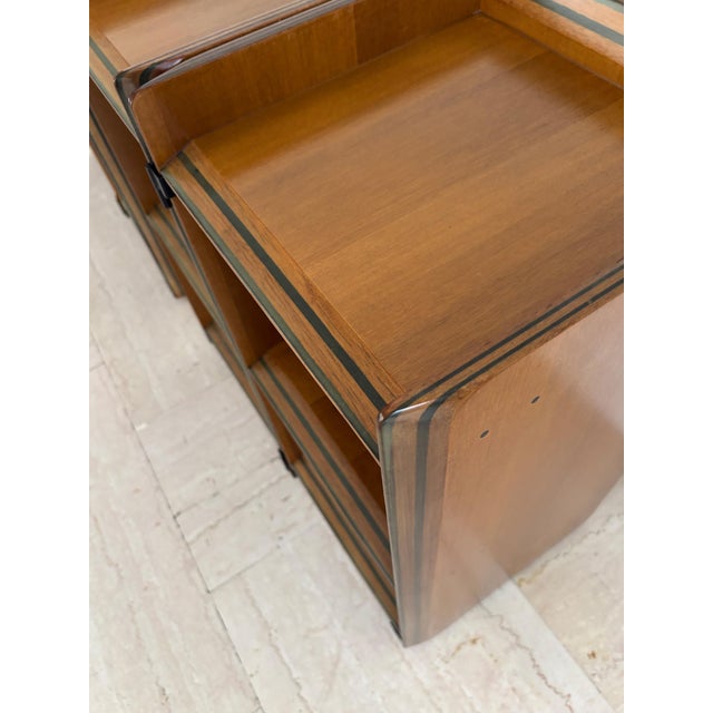 Artona Bedside Tables by Afra & Tobia Scarpa for Maxalto, Italy, 1970s, Set of 2 For Sale - Image 16 of 18