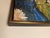 Framed Textured Contemporary Iris Lilies Red White Blue Painting on Canvas For Sale - Image 9 of 9