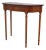 Reprodux Bevan Funnel English Yew Wood 2 Drawer Console Table For Sale