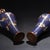 Late 20th Century Pair of Vintage Chinese Blue Cloisonné "Crane & Clouds" Vases - 1365g For Sale - Image 5 of 9