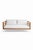 Brown Modern Coastal Teak Swing Bed – Del Mar For Sale - Image 8 of 10