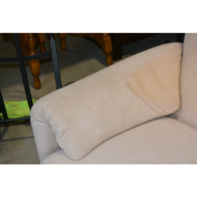 Post Modern Cream Tan Oatmeal Cassina Maralunga Couch Attributed to Vico Magistretti For Sale - Image 15 of 18