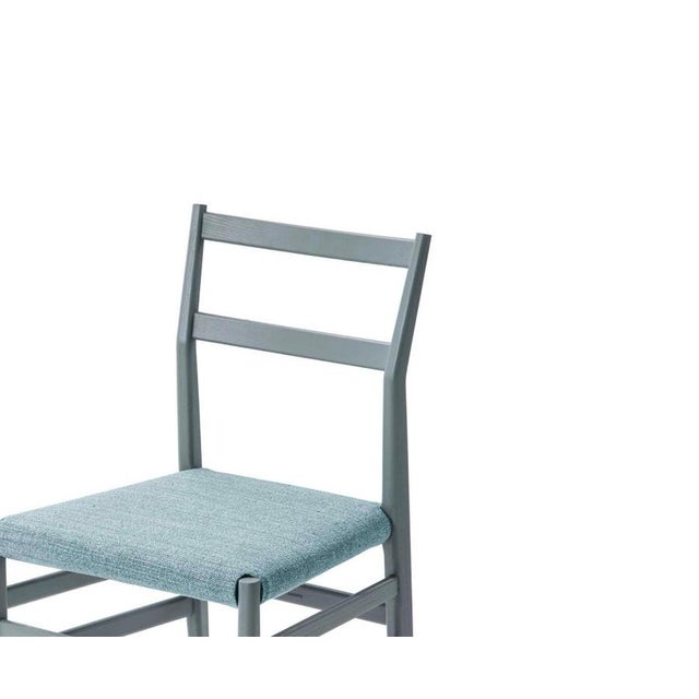 Blue Leggera Chair by Gio Ponti for Cassina For Sale - Image 8 of 14