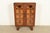 A gorgeous antique English Art Deco bookcase or display cabinet In the manner of Gilbert Rohde England, Circa 1930s Oak,...