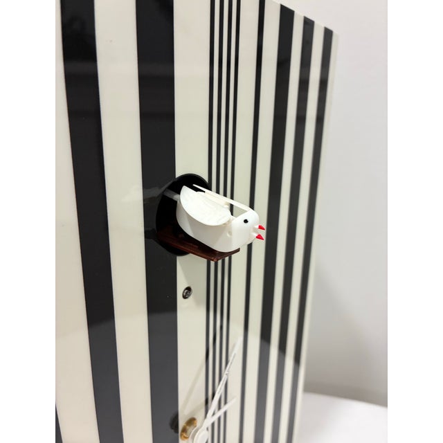 Postmodern Modern Diamantini & Domeniconi Arcoiris Cuckoo Clock Made in Italy For Sale - Image 3 of 10