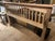 wood-smith classic bed frame with removable rails. Salvaged hardwood lumber. Queen size